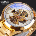 New winner mechanical watch fashion hollow waterproof watches automatic men relogio masculino GMT1192